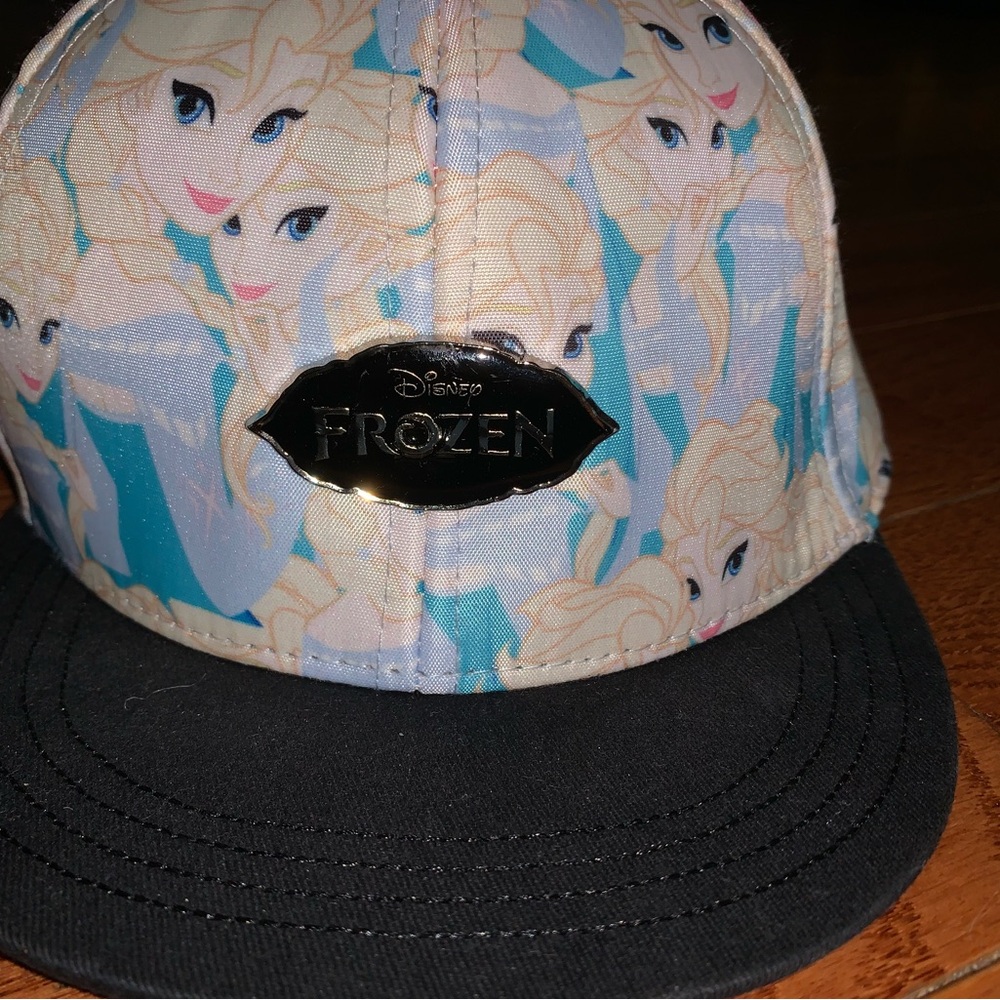 Disney Blue and Black Artistic Pattern Hat